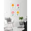 Flower Power Quadrupych - ensemble de 4 reproductions encadrées sur papier-29544572