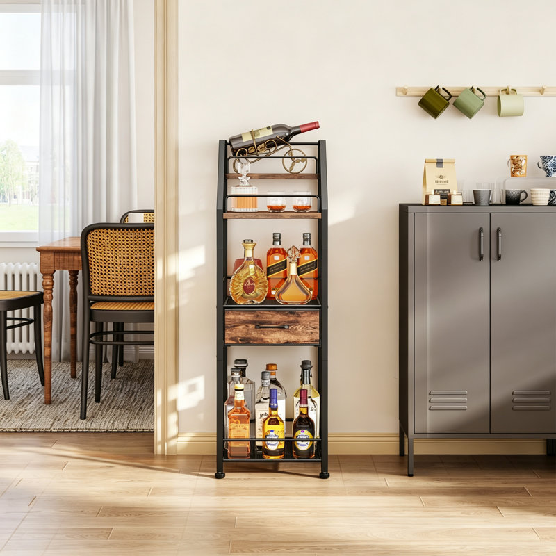 Wine Bottle & Glass Rack