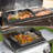 Universal Porcelain-enameled Cast Iron Cooking Griddle