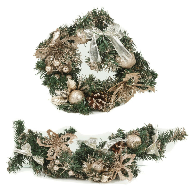 Fresh (Live) Pinecone Pinecones 20cm Wreath