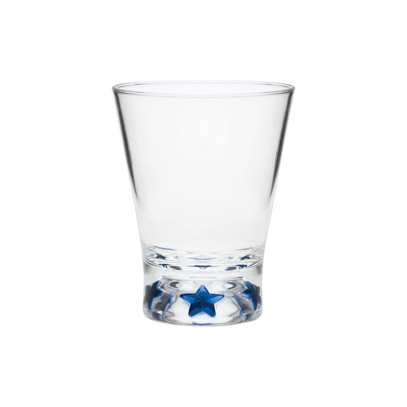 Stegall Acrylic Drinking Glass Set, 14 oz., Blue