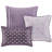 King Comforter Purple - Detail, Brushed , Machine Washable Pillows Size Pattern, Reverse,-117416535-117416536