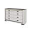 Commode blanche et noire