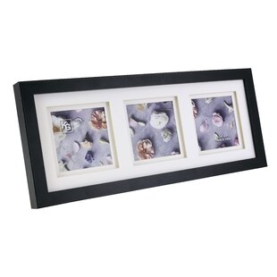 Americanflat 6x6 Picture Frame in Black - Displays 4x4 With Mat and 6x6  Without Mat - Horizontal and Vertical Formats for Wall and Tabletop
