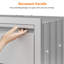 Tiroirs de cuisine d'extérieur en acier inoxydable de l 41,5 po x P 23 po x H 23 po