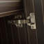 Armoire de salle de bain avec lavabo en résine, portes à fermeture douce, conception à fixation flottante