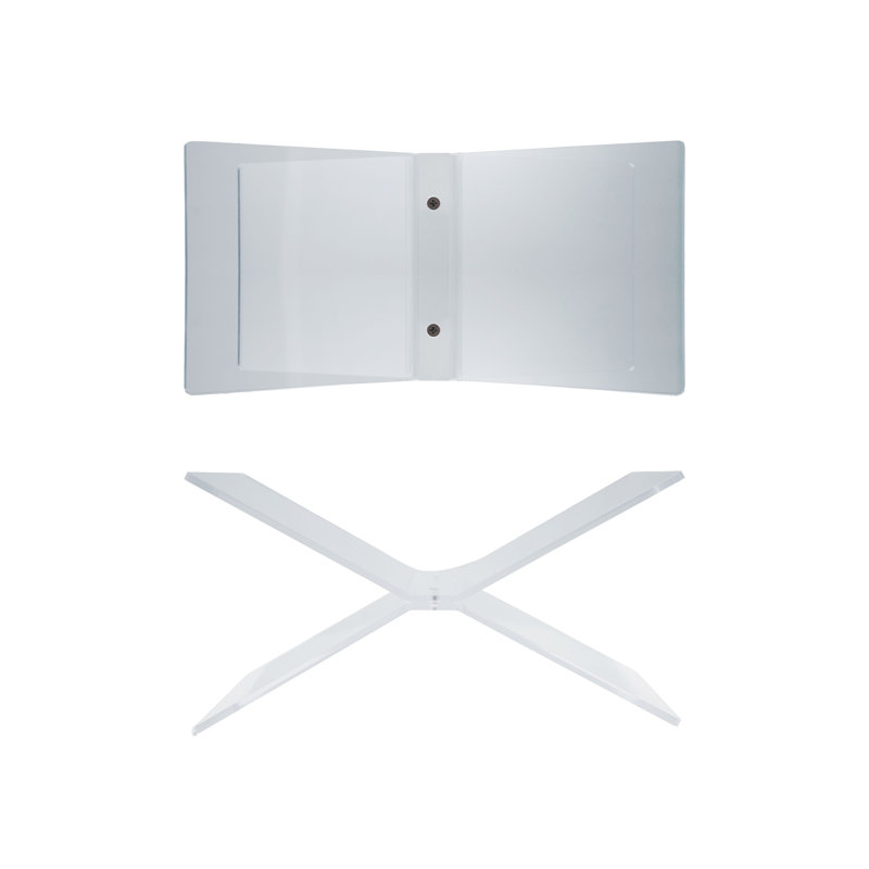 Acrylic Kitchen Cookbook Holder, Clear