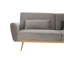 Doe 3 Seater Velvet Sofa Bed-1446367793