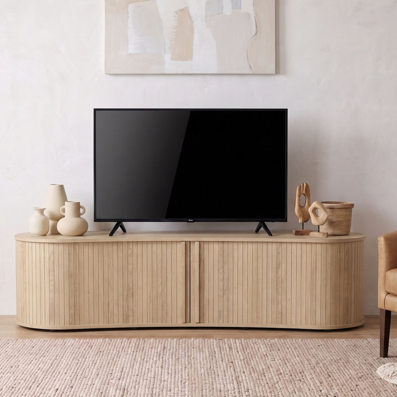 Flutoria Colluci Oval TV Unit, Oslo Oak