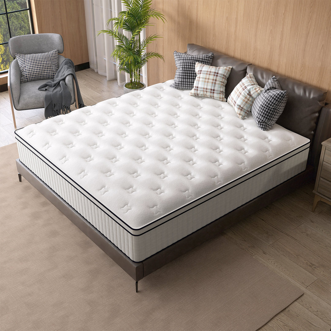 Alwyn Home Bothwell Medium Hybrid Mattress Alwyn Home Mattress 