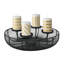 Villeroy & Boch - Christmas Chic Advent Wreath, Black, Christmas Decoration, Modern, Elegant, Metal