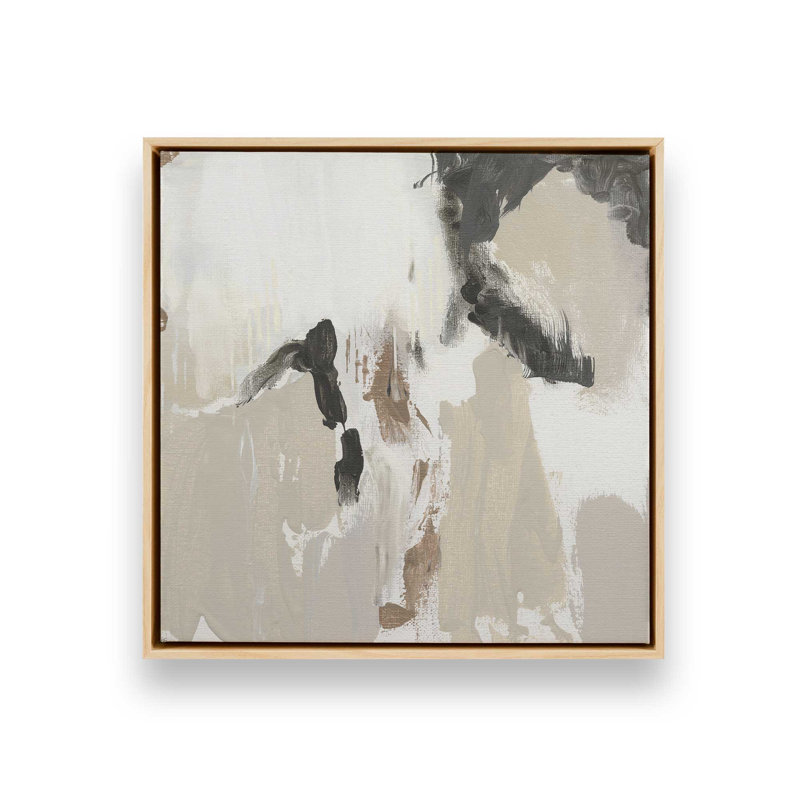 "Mosaïque monochrome V2" sur toile, Érable américain encadré, H 32,75 po x l 32,75 po x P 1,75 po