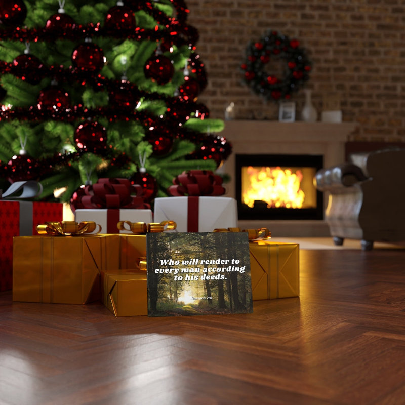 Rendered By God Romans 2:6 - Wrapped Canvas Print, 61cm H x 76cm W