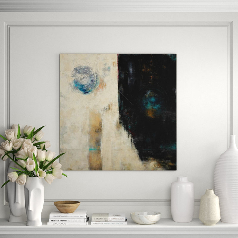 On The Same Page Painting by Ann Golumbuk, Image Brush Gel, 24" H x 24" W x 1.5" D