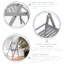 Solid Wood Stackable Folding Chair Folding Chair Set