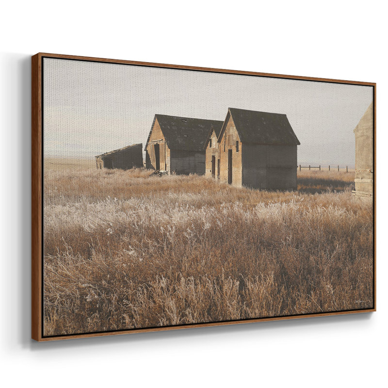 " The Old Farm ", 17" H x 25" W x 2" D, Walnut