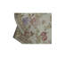 Hand-Knotted High-Quality Ivory, Green, and Red Round Area Rug