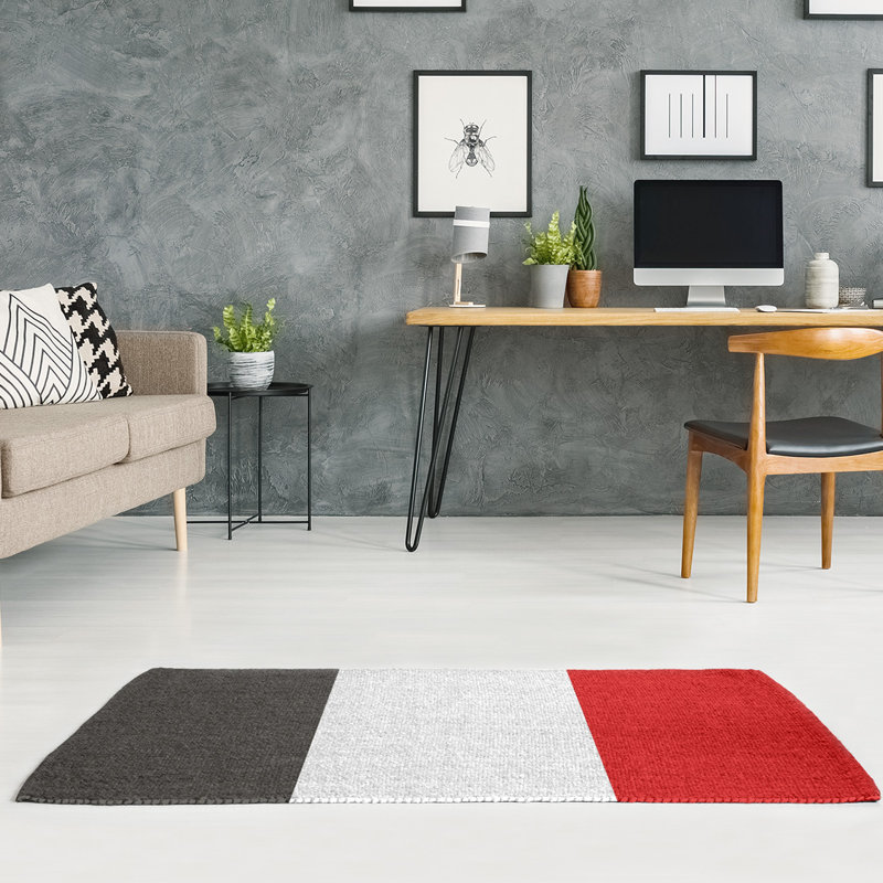 Chenille Indoor Rug, Rectangle 4' x 6'