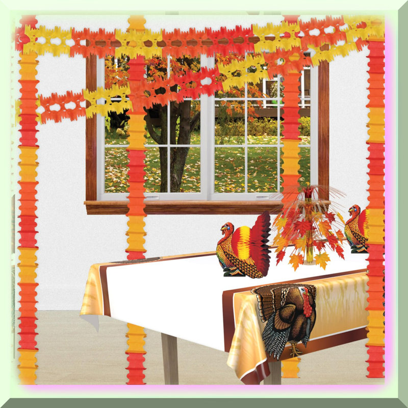Harvest Hues Turkey Tissue Centerpiece