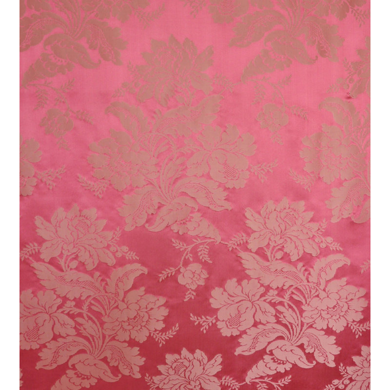 Tissu damassé d'Alicante, Rose