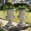 Pot de fleurs Giordano Classic MGO de 52,4 cm de hauteur, avec coupe cannelée, poignées en volute et socle, idéal pour le jardin et la terrasse.-137128706-137128704