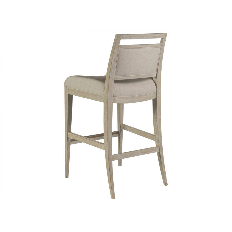 Cohesion Upholstered Stool, Counter Stool (24.5” Seat Height), Bianco