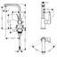 Metris S Single Handle Kitchen Faucet-6003144