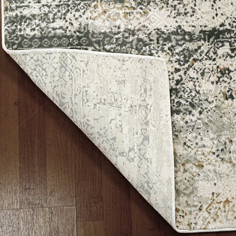 Grisby Abstract Indoor Rug, Rectangle 2' x 3'11"