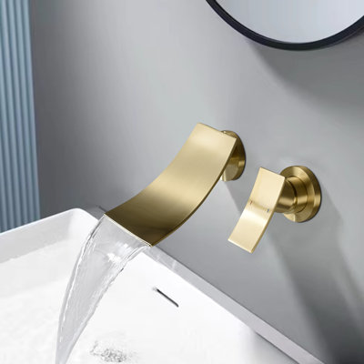 Wall Mounted Required Single-handle Bathroom Faucet