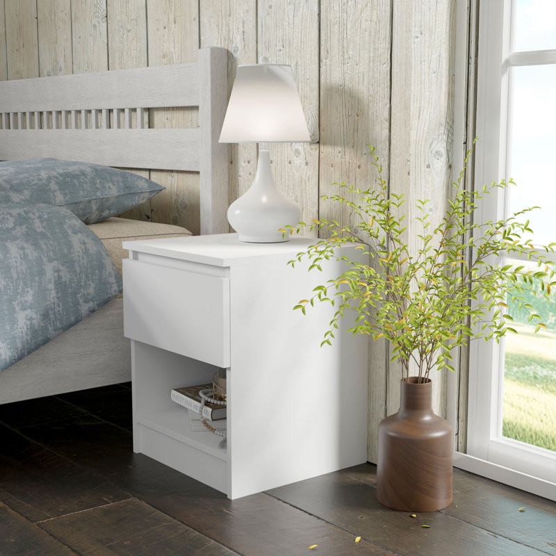 40cm W Laminate Bedside Table