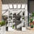 Outdoor 78-Inch Wooden Walk-In Greenhouse Cold Frame With 4 Independent Skylights And 2 Folding Middle Shelves,Anti-Fall Protection,Easy To Assembly-128504195