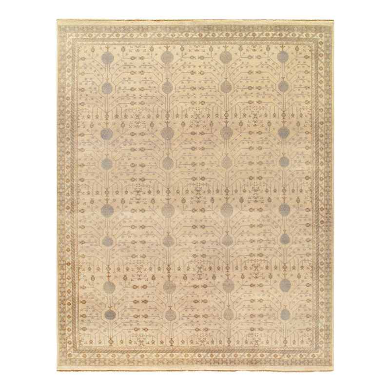 Hublersburg Wool Abstract Area Rug, Rectangle 2'1" x 5'5"