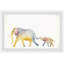 «Chad Mom and Baby Elephant», reproduction encadrée-412820951