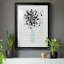 Bouquet de noir et blanc - Cadre photo, reproduction d'art sur papier-1768246561-1768246562