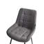 Melrose 41cm H Upholstered Upholstered Back Side Chair in Grey