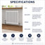 Uxbridge Horizontal Traditional Colosseum Radiator-40191183-40191185