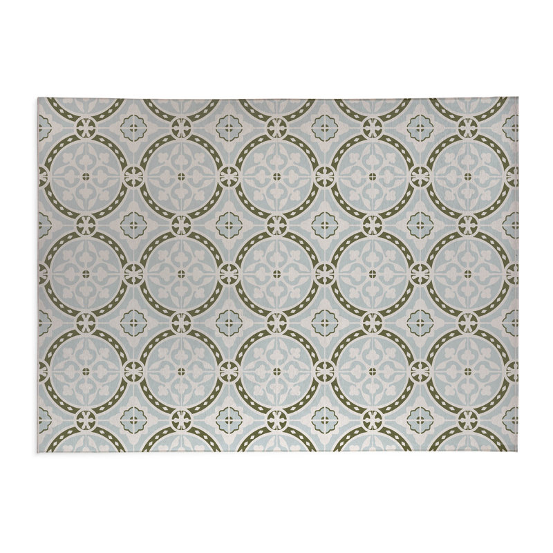 Aleah Laundry Mat, Blue, Rectangle 2' x 3'