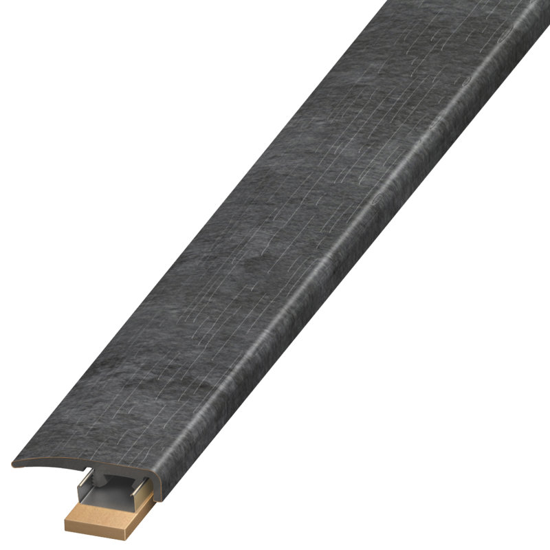 Plastique 0,31 po d'épaisseur 1,38 po de largeur 94 po Seuil / Embout, Beton foncé