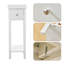 25cm W Manufactured Wood Bedside Table-606415335