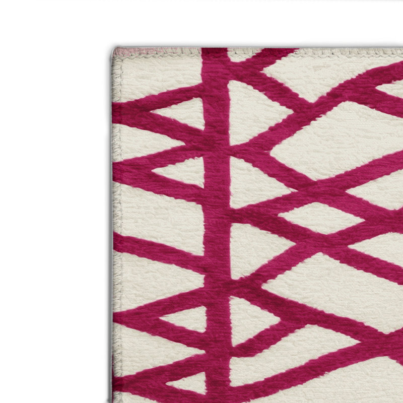 Tapis intérieur et extérieur beige Trellis, Rectangulaire 2 pi x 3 pi