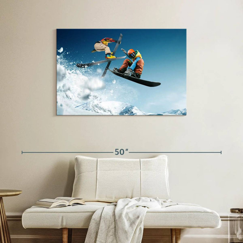 Sireci Ski And Snowboard, 26" H x 39" W