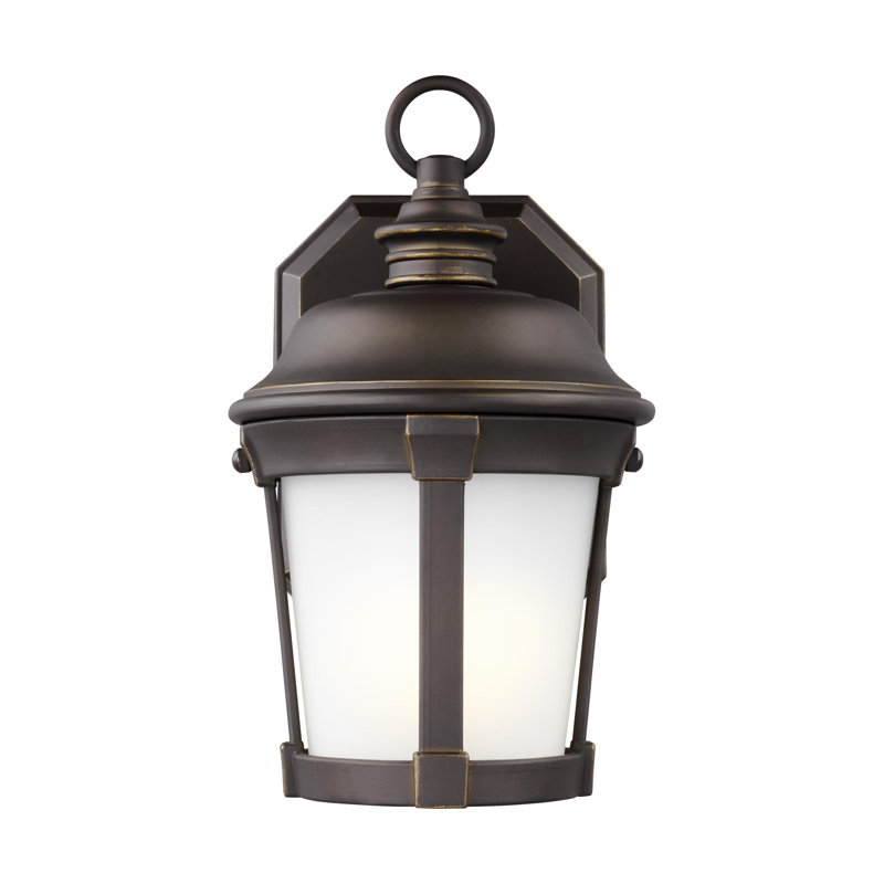 Calder Small One Light Outdoor Wall Lantern from Generation Lighting , No, Antique Bronze