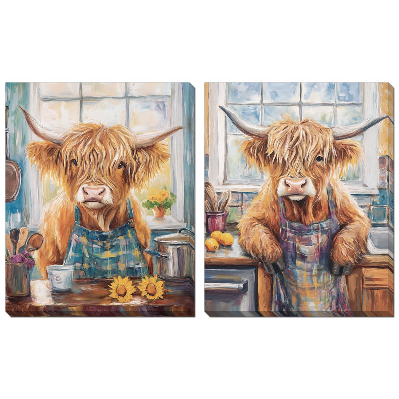 Ensemble d'art mural sur toile Kitchen Time