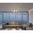 Ackland 6 - Light Caged Cubist Multifaceted Frame Interlock Pendant Chandelier Polished Chrome
