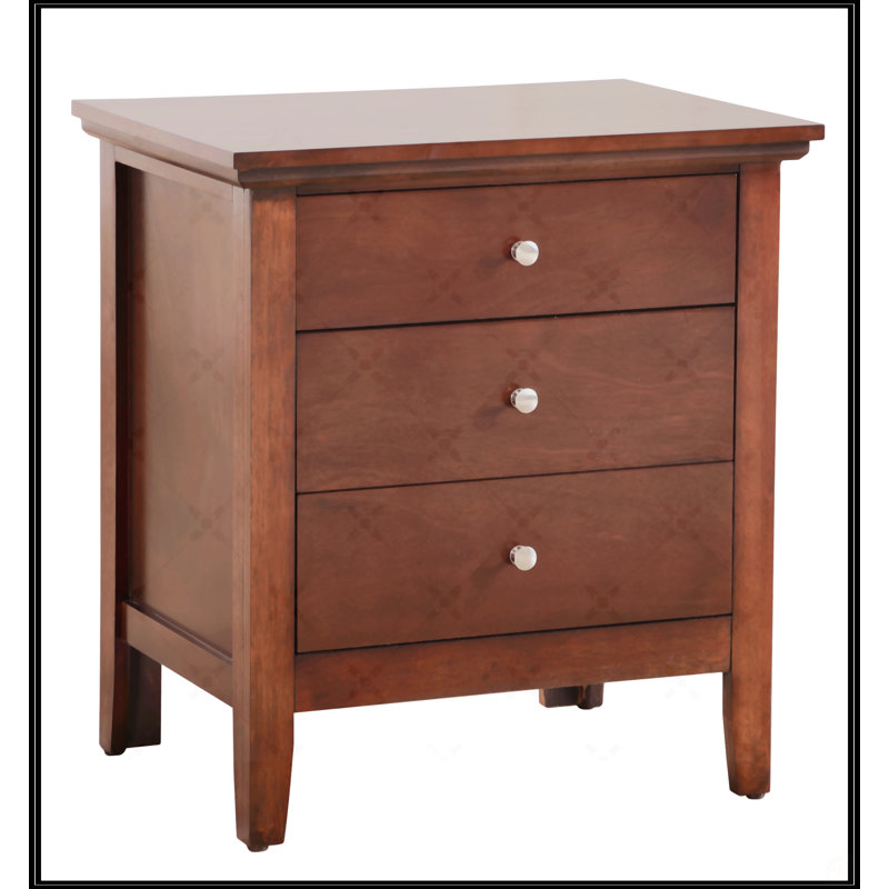 Table de chevet 3 tiroirs Hammond
