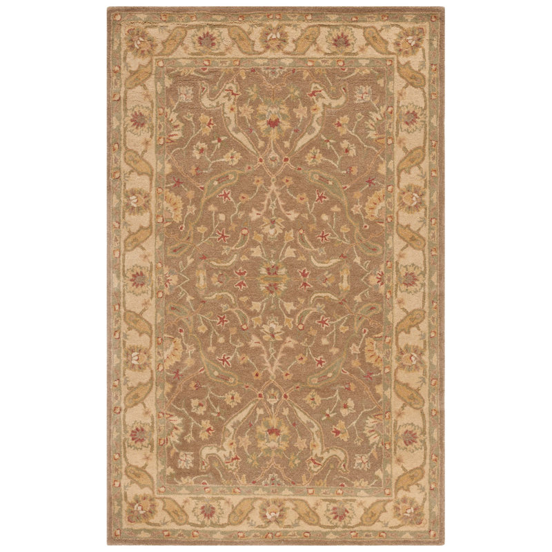 Dunbar Hand Tufted Wool Oriental Rug, Rectangle 5' x 8'