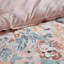 Ensemble de literie rétro élégant, polyester, motif floral pour la maison