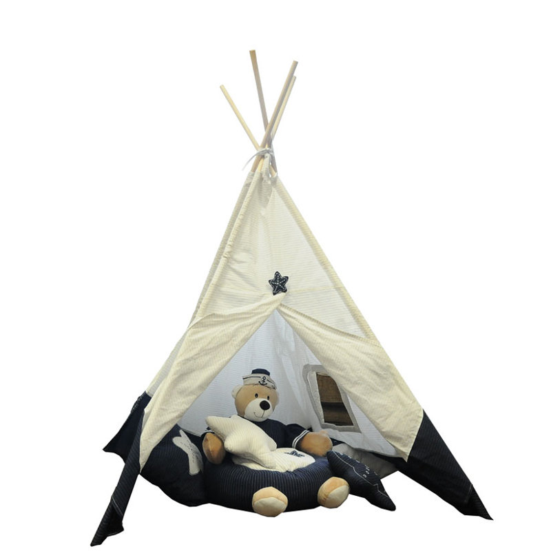 Old Modern Handicrafts 51.2'' W x 55.11'' D Indoor Triangular Play Tent