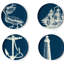 Scrimshaw Melamine Dinner Plate