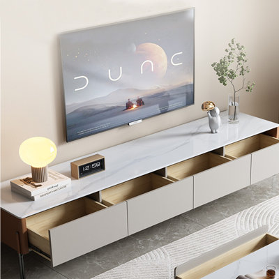 Cream style retro living room TV stand
